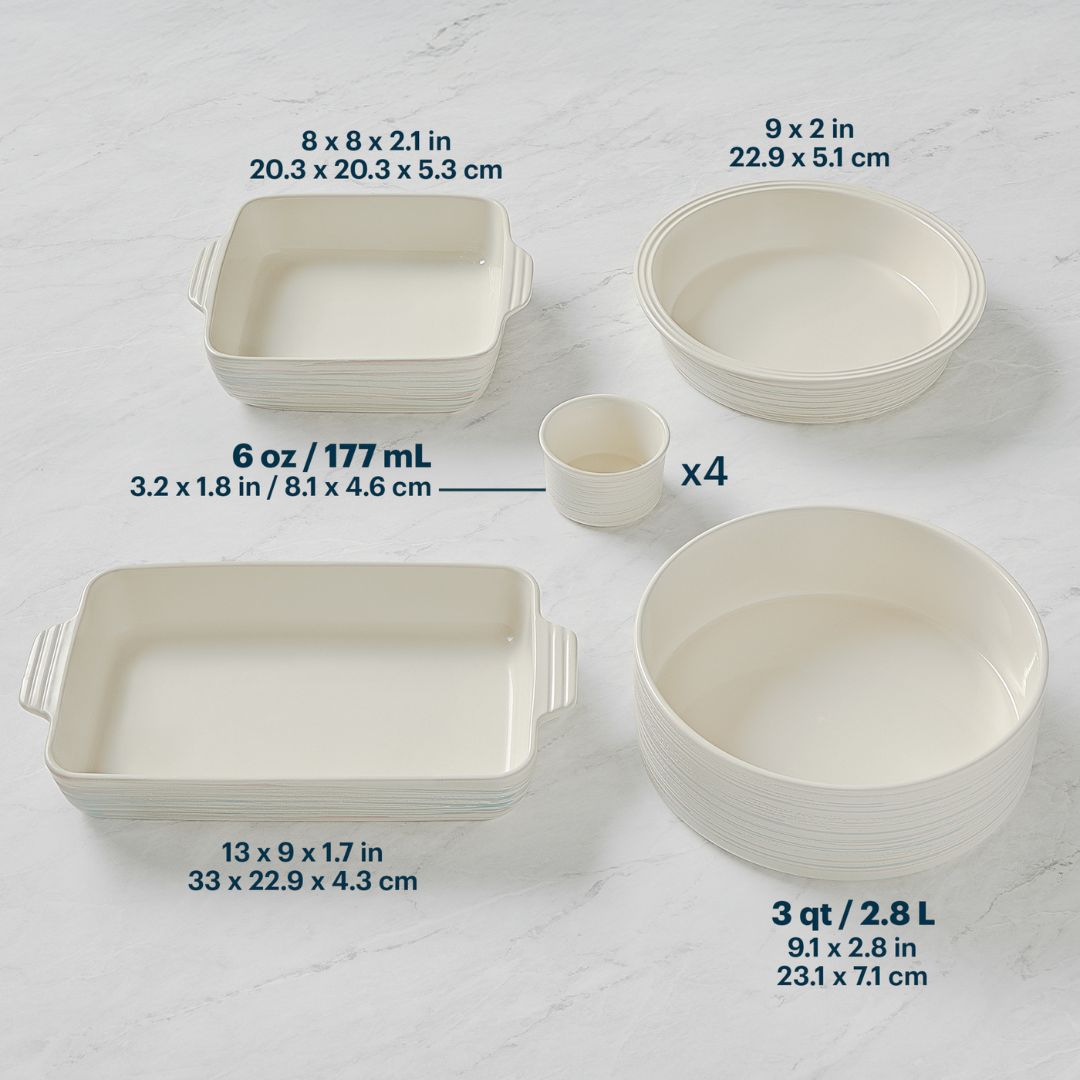 Pyrex® 8-Piece Ceramic Bakeware Set - Image 3