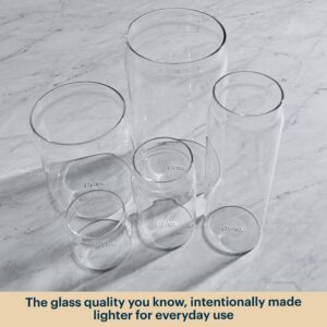 Pyrex® 3-Piece Lightweight Glass Canister Set - Image 3