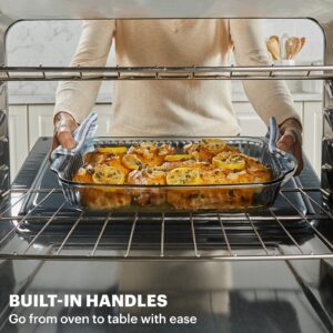 Alternative view of Pyrex® Sculpted Tinted Colors Sculpted Tinted 9" x 13" Baking Dish, Smoke