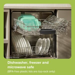 Snapware® MealBox™ 4-cup Divided Glass Storage Container with Lid - Image 5